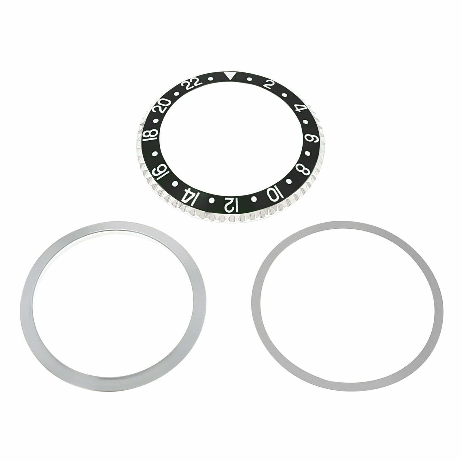 ROTATING STEEL BEZEL, INSERT, RETAINING RING FOR ROLEX GMT 1670 1675