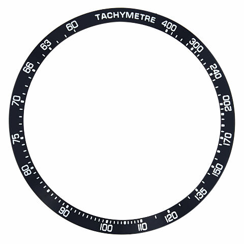 BEZEL INSERT FOR 43MM TAG HEUER CARRERA CALIBRE 16