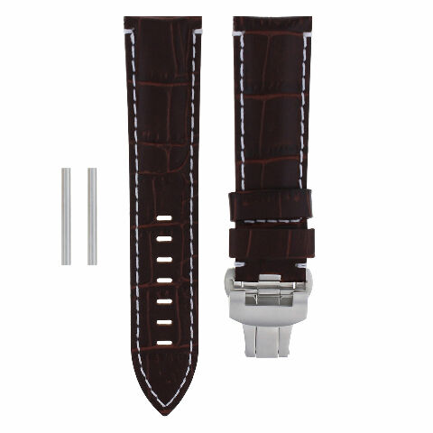 22mm Deployment Clasp Buckle – Brushed Stainless Steel, Fits Panerai 40mm & 44mm Watches, No Logo