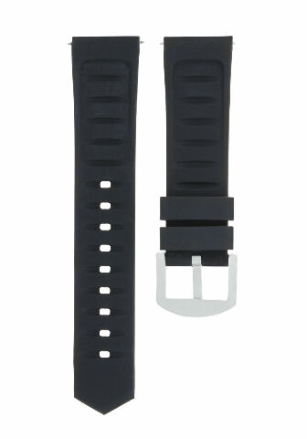 20MM RUBBER STRAP BAND FOR TAG HEUER 300 AQUARACER CAF2010, WAY111Z F1 BLACK - Foto 13