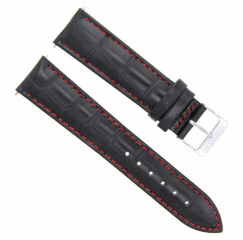 17 MM-18 MM-19 MM--20 MM LEDER UHRENBAND ARMBAND FÜR TUDOR WEISSER STICH - Bild 13 von 41