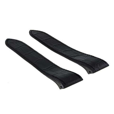 20-23-24.5MM LEATHER WATCH BAND STRAP FOR CARTIER SANTOS 100 XL CHRONOGRAPH - Picture 12 of 93