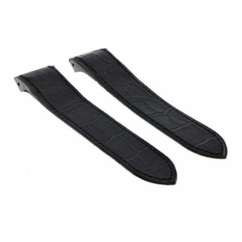 20-23-24.5MM LEATHER WATCH BAND STRAP FOR CARTIER SANTOS 100 XL CHRONOGRAPH - Picture 14 of 93