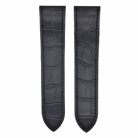 20-23-24.5MM LEATHER WATCH BAND STRAP FOR CARTIER SANTOS 100 XL CHRONOGRAPH - Picture 11 of 93