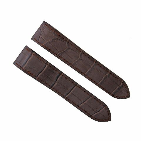 20-23-24.5MM LEATHER WATCH BAND STRAP FOR CARTIER SANTOS 100 XL CHRONOGRAPH - Picture 91 of 93