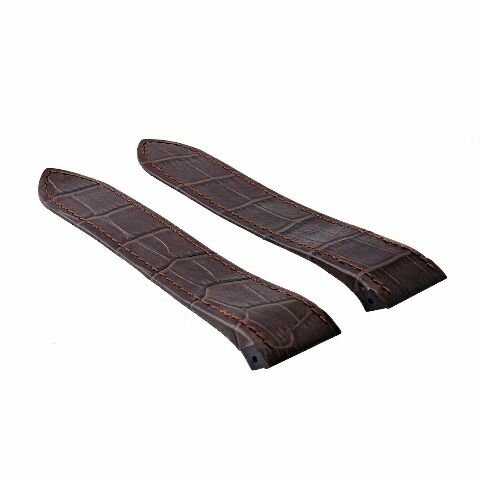 20-23-24.5MM LEATHER WATCH BAND STRAP FOR CARTIER SANTOS 100 XL CHRONOGRAPH - Picture 89 of 93