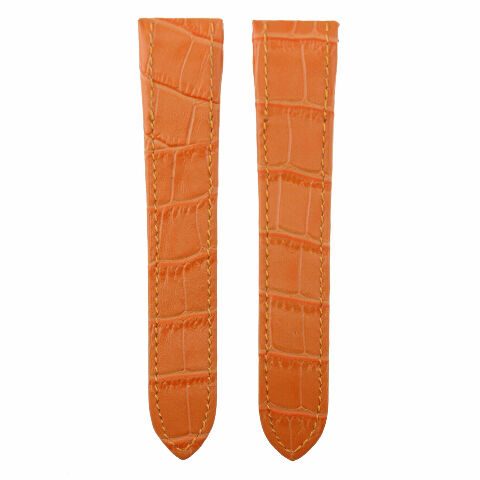 20-23-24.5MM LEATHER WATCH BAND STRAP FOR CARTIER SANTOS 100 XL CHRONOGRAPH - Picture 34 of 93