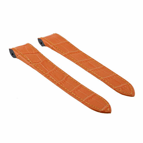 20-23-24.5MM LEATHER WATCH BAND STRAP FOR CARTIER SANTOS 100 XL CHRONOGRAPH - Picture 37 of 93