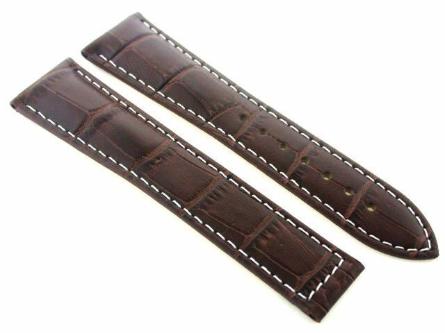 18-19-20-22-24MM LEDER ARMBAND UHRENARMBAND FÜR OMEGA SEAMASTER PLANET OCEAN - Bild 50 von 153