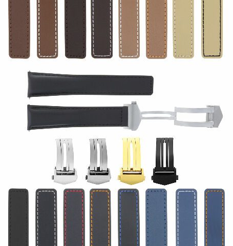 19-20-22MM LEATHER WATCH BAND STRAP FOR TAG HEUER CARRERA MONACO TWIN T + CLASP - Picture 8 of 119