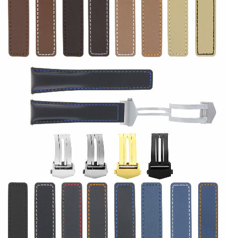 19-20-22MM LEATHER WATCH BAND STRAP FOR TAG HEUER CARRERA MONACO TWIN T + CLASP - Picture 36 of 119