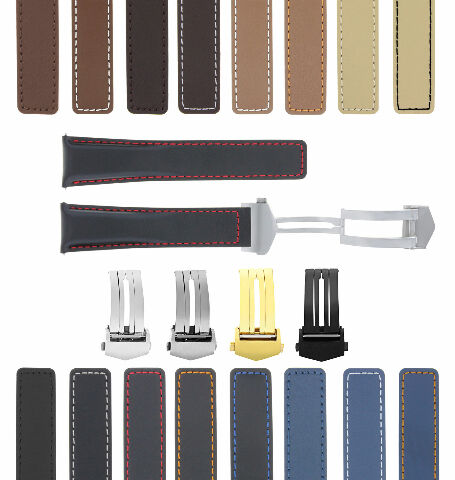 19-20-22MM LEATHER WATCH BAND STRAP FOR TAG HEUER CARRERA MONACO TWIN T + CLASP - Picture 22 of 119