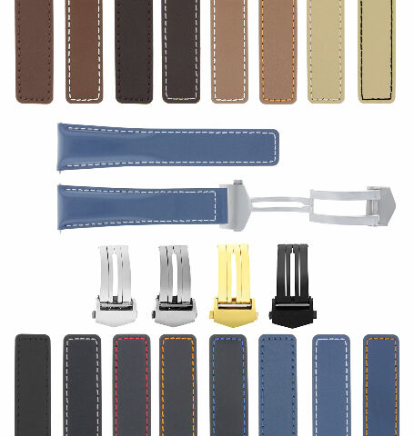 19-20-22MM LEATHER WATCH BAND STRAP FOR TAG HEUER CARRERA MONACO TWIN T + CLASP - Picture 50 of 119