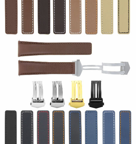 19-20-22MM LEATHER WATCH BAND STRAP FOR TAG HEUER CARRERA MONACO TWIN T + CLASP - Picture 78 of 119