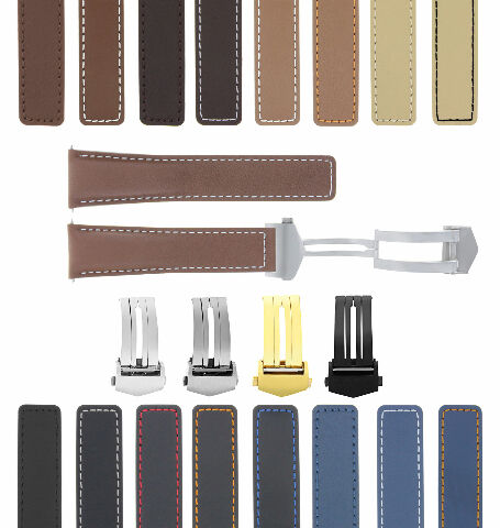 19-20-22MM LEATHER WATCH BAND STRAP FOR TAG HEUER CARRERA MONACO TWIN T + CLASP - Picture 85 of 119