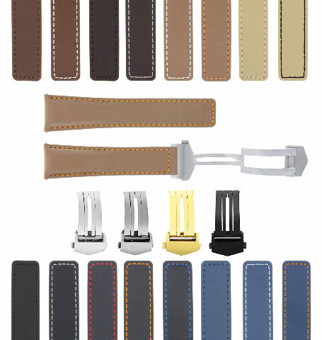 19-20-22MM LEATHER WATCH BAND STRAP FOR TAG HEUER CARRERA MONACO TWIN T + CLASP - Picture 99 of 119