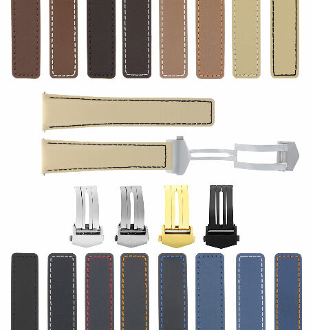 19-20-22MM LEATHER WATCH BAND STRAP FOR TAG HEUER CARRERA MONACO TWIN T + CLASP - Picture 113 of 119
