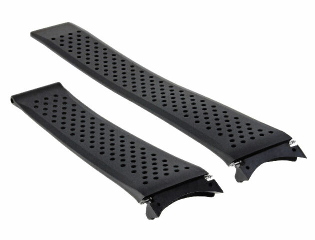 22MM SILICONE RUBBER STRAP BAND FOR TAG HEUER GRAND CARRERA CHRONOGRAPH PERFORAT - Picture 9 of 24