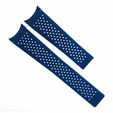22MM SILICONE RUBBER STRAP BAND FOR TAG HEUER GRAND CARRERA CHRONOGRAPH PERFORAT - Picture 16 of 24