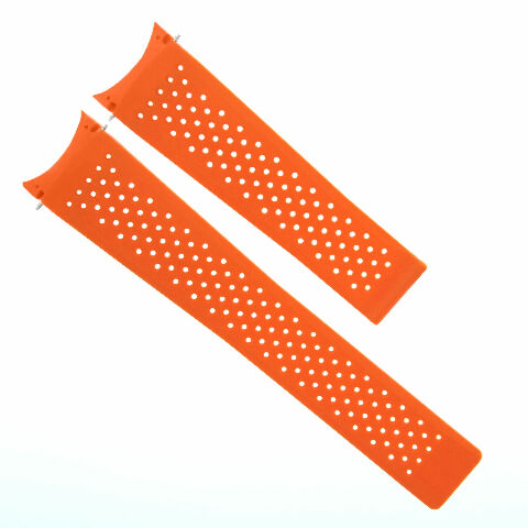 22MM SILICONE RUBBER STRAP BAND FOR TAG HEUER GRAND CARRERA CHRONOGRAPH PERFORAT - Picture 22 of 24