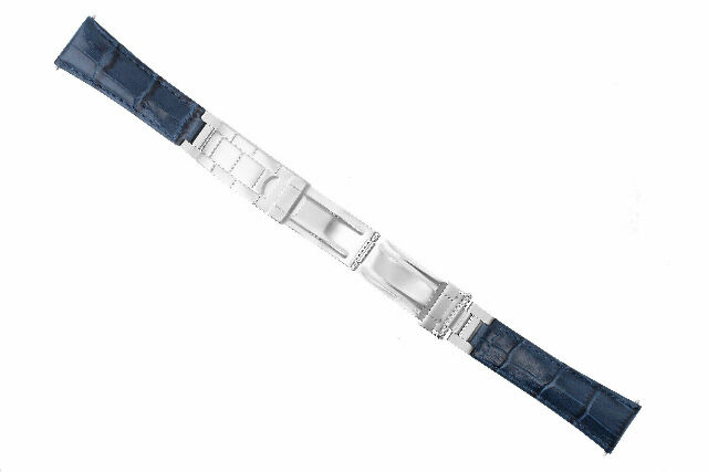 20MM LEATHER WATCH BAND STRAP FOR ROLEX DATEJUST SUBMARINER GMT EXPLORER - Picture 17 of 30