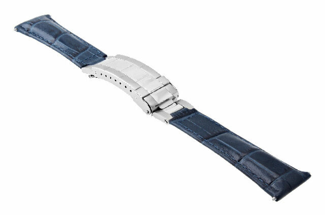 20MM LEATHER WATCH BAND STRAP FOR ROLEX DATEJUST SUBMARINER GMT EXPLORER - Picture 18 of 30