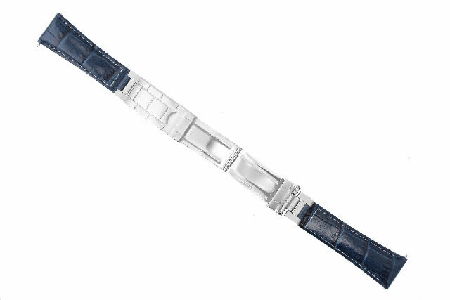 20MM LEATHER WATCH BAND STRAP FOR ROLEX DATEJUST SUBMARINER GMT EXPLORER - Picture 22 of 30