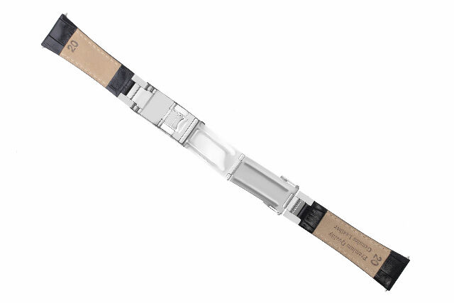 20MM LEATHER WATCH BAND STRAP FOR ROLEX DATEJUST SUBMARINER GMT EXPLORER - Picture 25 of 30