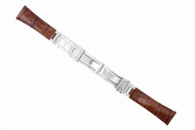 20MM LEATHER WATCH BAND STRAP FOR ROLEX DATEJUST SUBMARINER GMT EXPLORER - Picture 27 of 30