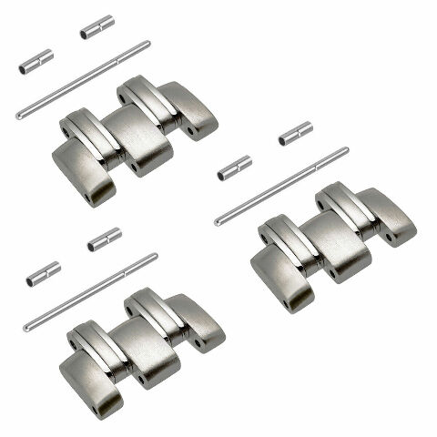3 PCS 18MM MIDSIZE LINK FOR OMEGA SEAMASTER 1501/823 1502/824