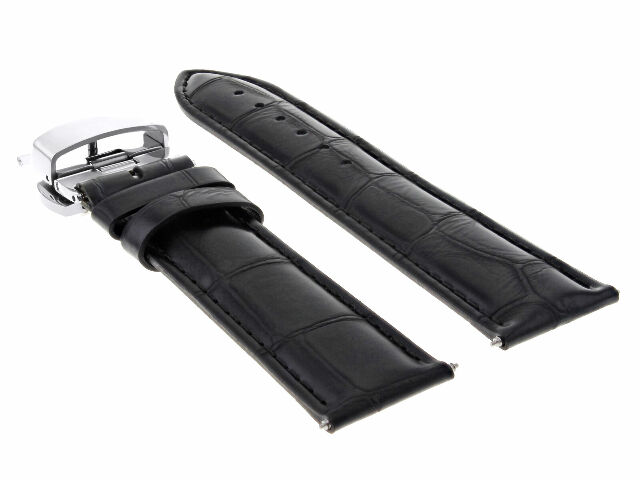 17-24MM LEATHER WATCH BAND STRAP CLASP FOR EMPORIO ARMANI