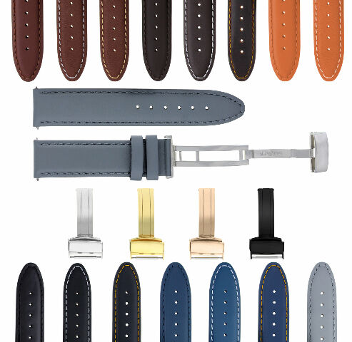 18-24MM LEATHER BAND SMOOTH STRAP CLASP FOR TISSOT PRC200 PRS200 - Picture 49 of 97
