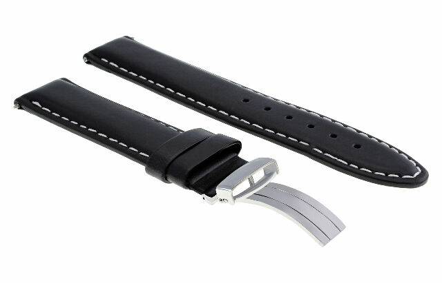 18-24MM LEATHER BAND SMOOTH STRAP CLASP FOR TISSOT PRC200 PRS200 - Picture 19 of 97