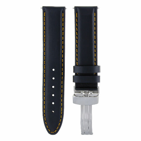 18-24MM LEATHER BAND SMOOTH STRAP CLASP FOR TISSOT PRC200 PRS200 - Picture 24 of 97