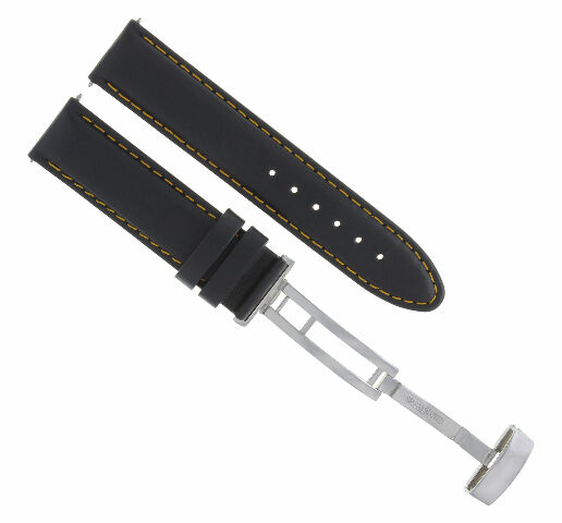 18-24MM LEATHER BAND SMOOTH STRAP CLASP FOR TISSOT PRC200 PRS200 - Picture 25 of 97