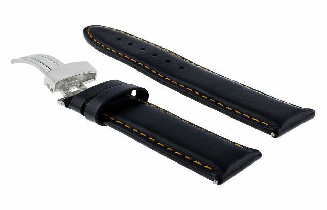 18-24MM LEATHER BAND SMOOTH STRAP CLASP FOR TISSOT PRC200 PRS200 - Picture 27 of 97
