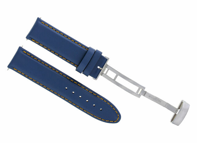 18-24MM LEATHER BAND SMOOTH STRAP CLASP FOR TISSOT PRC200 PRS200 - Picture 45 of 97