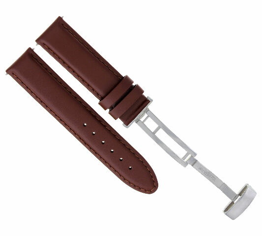 18-24MM LEATHER BAND SMOOTH STRAP CLASP FOR TISSOT PRC200 PRS200 - Picture 59 of 97