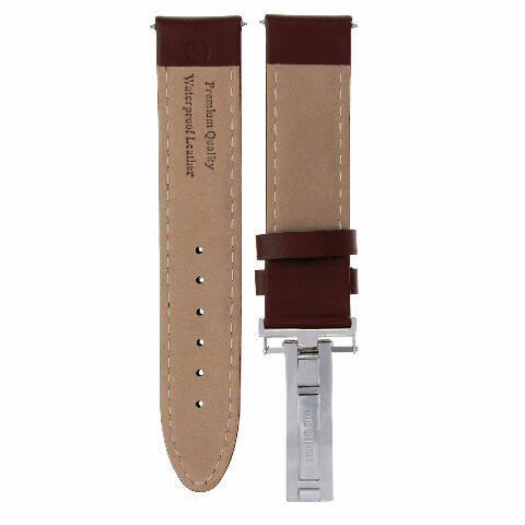 18-24MM LEATHER BAND SMOOTH STRAP CLASP FOR TISSOT PRC200 PRS200 - Picture 62 of 97