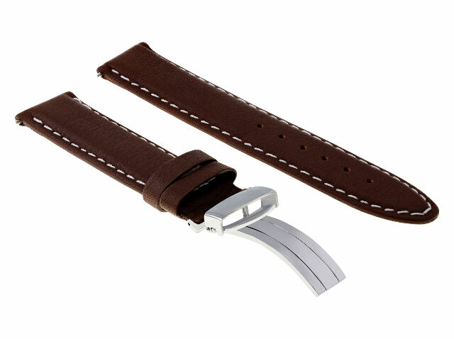 18-24MM LEATHER BAND SMOOTH STRAP CLASP FOR TISSOT PRC200 PRS200 - Picture 68 of 97
