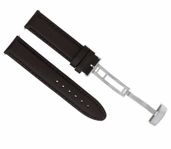 18-24MM LEATHER BAND SMOOTH STRAP CLASP FOR TISSOT PRC200 PRS200 - Picture 80 of 97