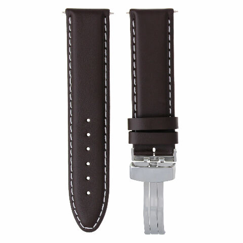18-24MM LEATHER BAND SMOOTH STRAP CLASP FOR TISSOT PRC200 PRS200 - Picture 86 of 97