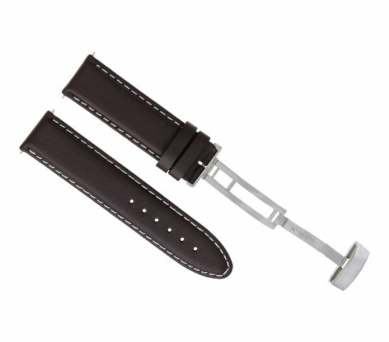 18-24MM LEATHER BAND SMOOTH STRAP CLASP FOR TISSOT PRC200 PRS200 - Picture 87 of 97