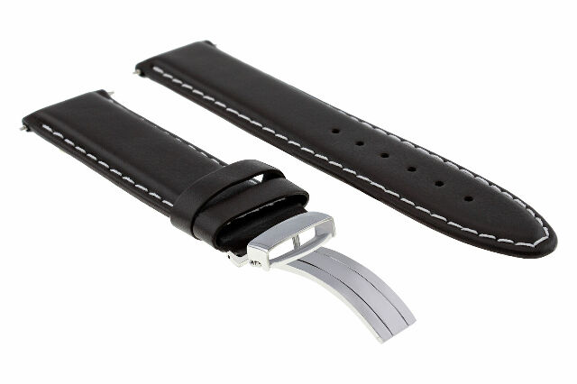 18-24MM LEATHER BAND SMOOTH STRAP CLASP FOR TISSOT PRC200 PRS200 - Picture 89 of 97