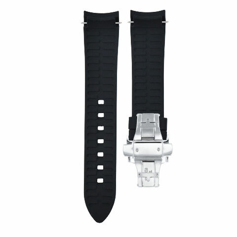 CURVED END SILICONE WATCH BAND RUBBER STRAP 18MM 19MM,20MM 21MM 22MM 24MM +CLASP - Picture 10 of 38