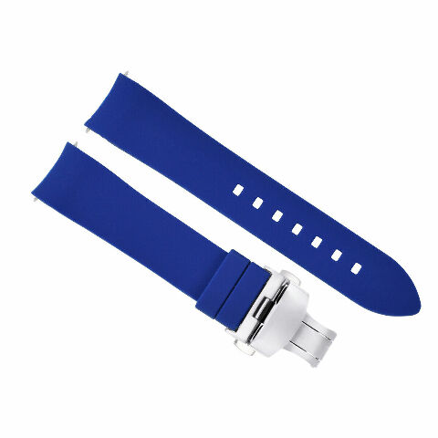 CURVED END SILICONE WATCH BAND RUBBER STRAP 18MM 19MM,20MM 21MM 22MM 24MM +CLASP - Picture 11 of 38