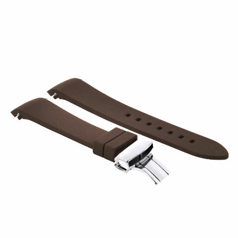 CURVED END SILICONE WATCH BAND RUBBER STRAP 18MM 19MM,20MM 21MM 22MM 24MM +CLASP - Picture 17 of 38