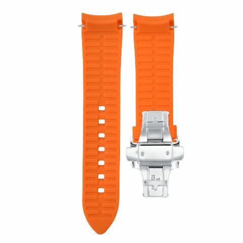CURVED END SILICONE WATCH BAND RUBBER STRAP 18MM 19MM,20MM 21MM 22MM 24MM +CLASP - Picture 22 of 38