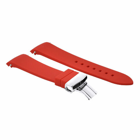 CURVED END SILICONE WATCH BAND RUBBER STRAP 18MM 19MM,20MM 21MM 22MM 24MM +CLASP - Picture 29 of 38