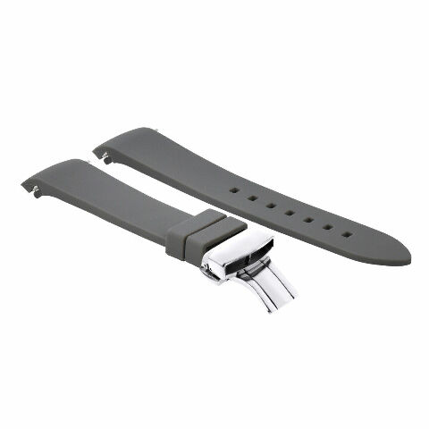 CURVED END SILICONE WATCH BAND RUBBER STRAP 18MM 19MM,20MM 21MM 22MM 24MM +CLASP - Picture 33 of 38